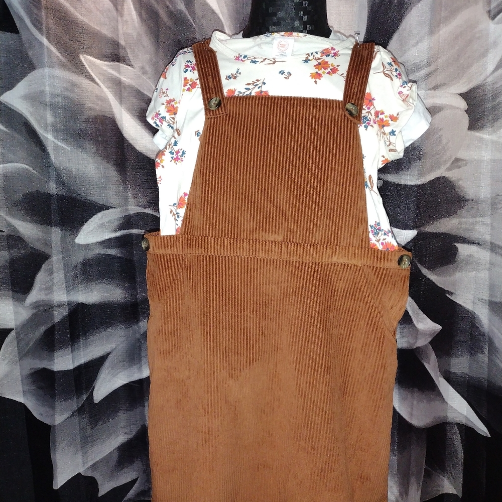 Corduroy dress and shirt